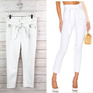 7 For all Mankind Jean Waist Tie Paper Bag Skinny